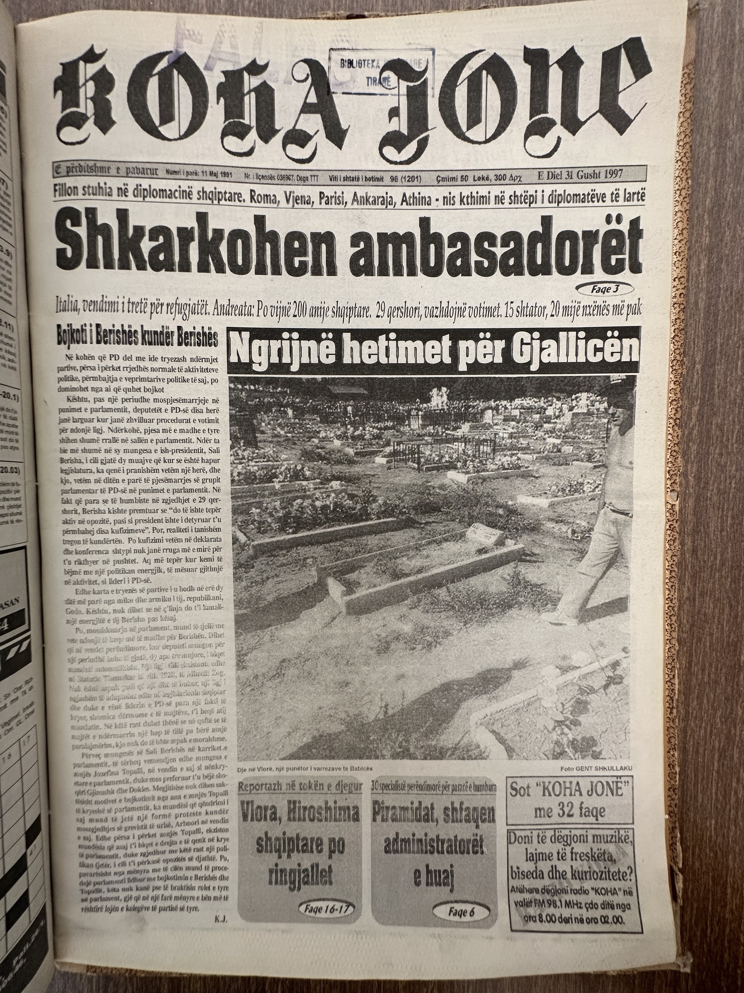 Koha Jonë 1997-08-31